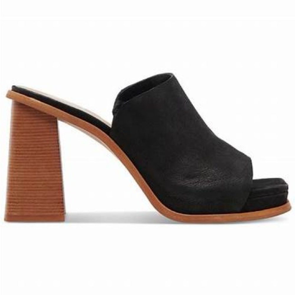 DOLCE VITA  Anise Heels Sandals in BLACK NUBUCK 492T0
